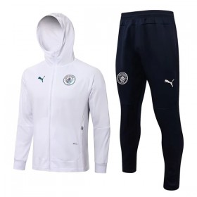 Manchester City Chaqueta De Entrenamiento Con Capucha 2022/23 Blanca - Hombre